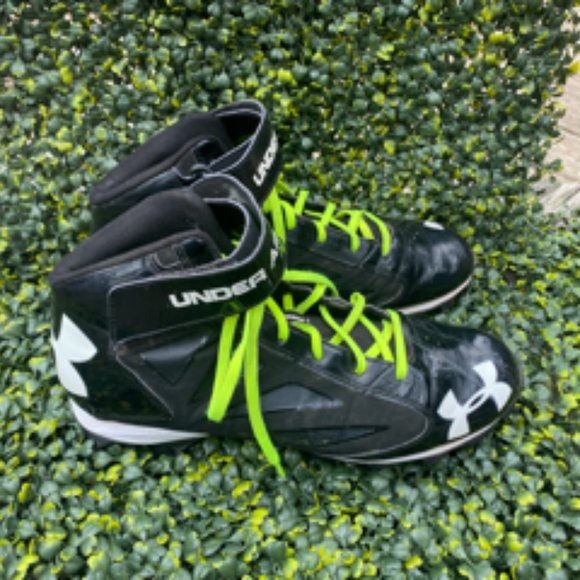 Under Armour UA Crusher Mens Size 11.5 Rubber Cleats (Futbol, Baseball, Sports) - Picture 2 of 6